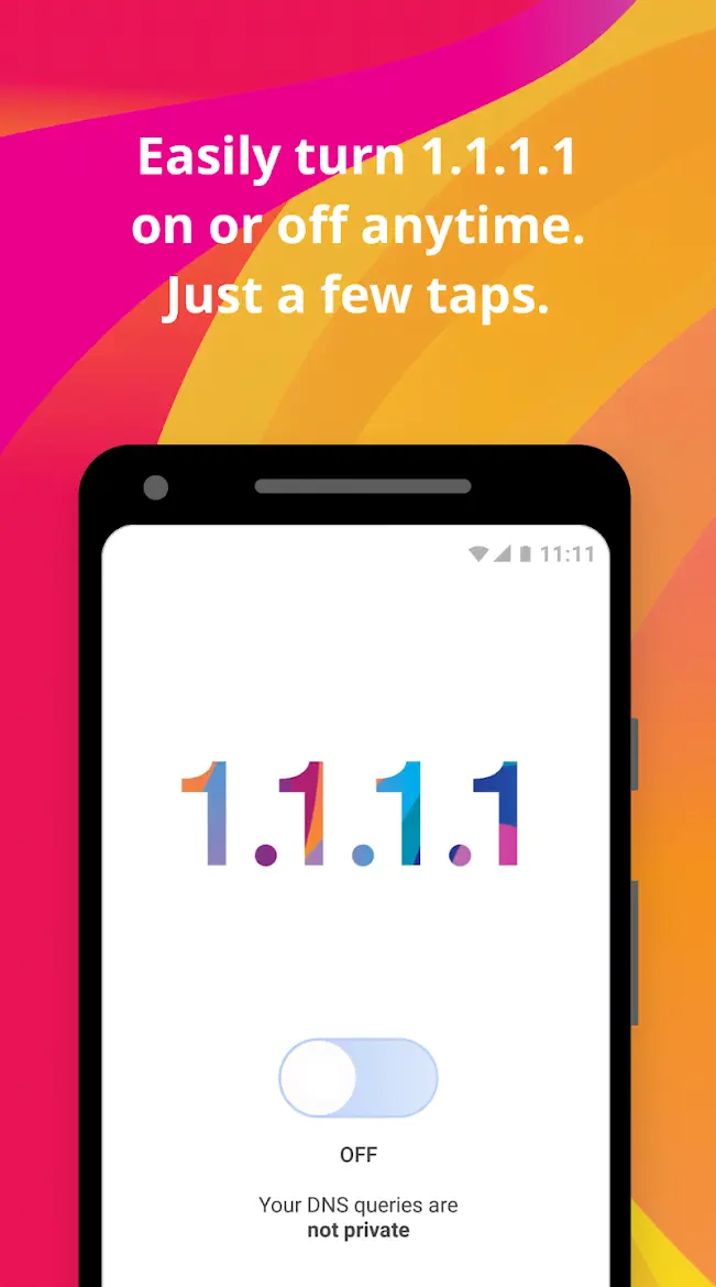 1.1.1.1 + WARP: Safer Internet - скриншот 1