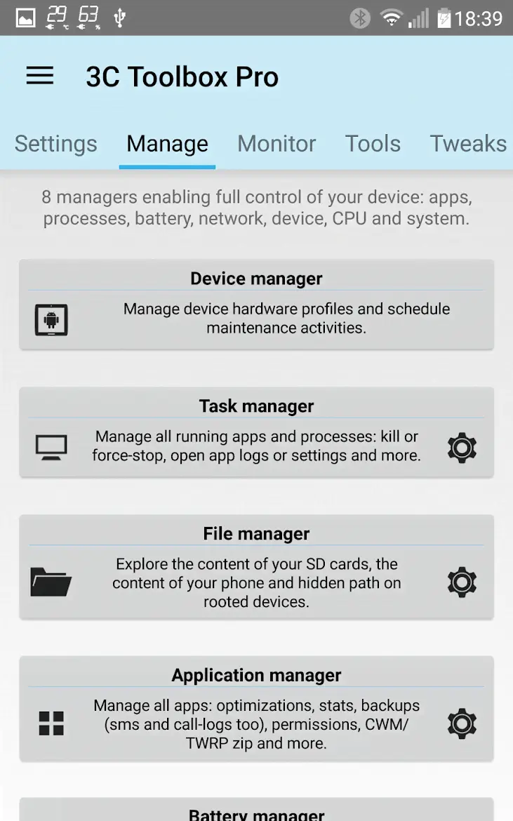3C All-in-One Toolbox Pro - скриншот 1