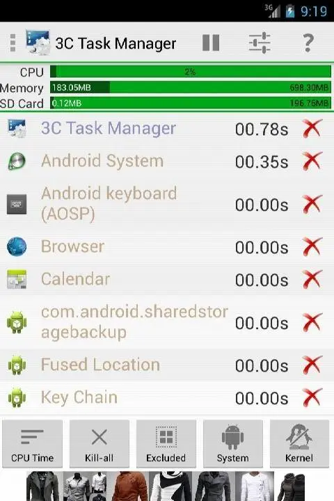 3C Task Manager - скриншот 3