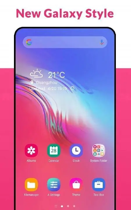 A Launcher : Galaxy A Launcher - скриншот 1