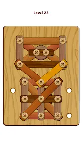 Wood Nuts & Bolts Puzzle - скриншот 1