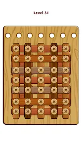Wood Nuts & Bolts Puzzle - скриншот 2