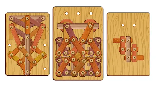 Wood Nuts & Bolts Puzzle - скриншот 7