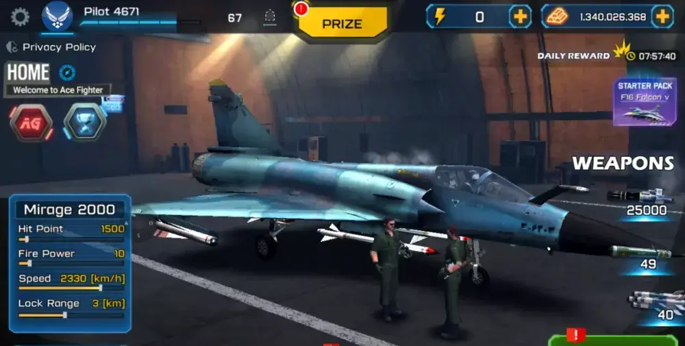 Ace Fighter - скриншот 1