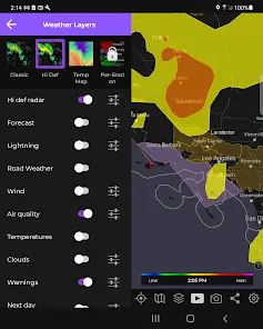 MyRadar Weather Radar Pro - скриншот 9