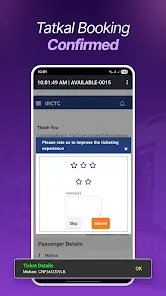 Quick Tat Kal - Train Ticket - скриншот 1