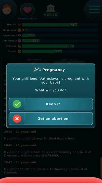 AltLife - Life Simulator 48 b842000000 Mod (Unlimited Money) - скриншот 2