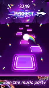 Tiles Hop Музыкальные Игры Шар - скриншот 4