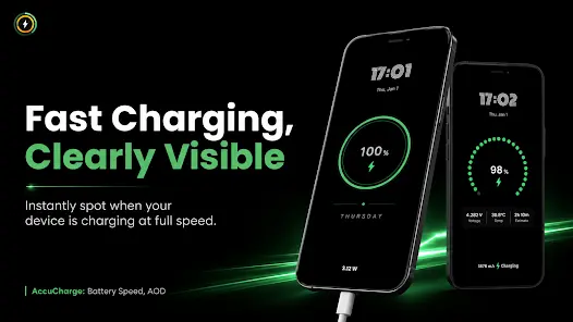 AccuCharge: Battery Speed, AOD - скриншот 5