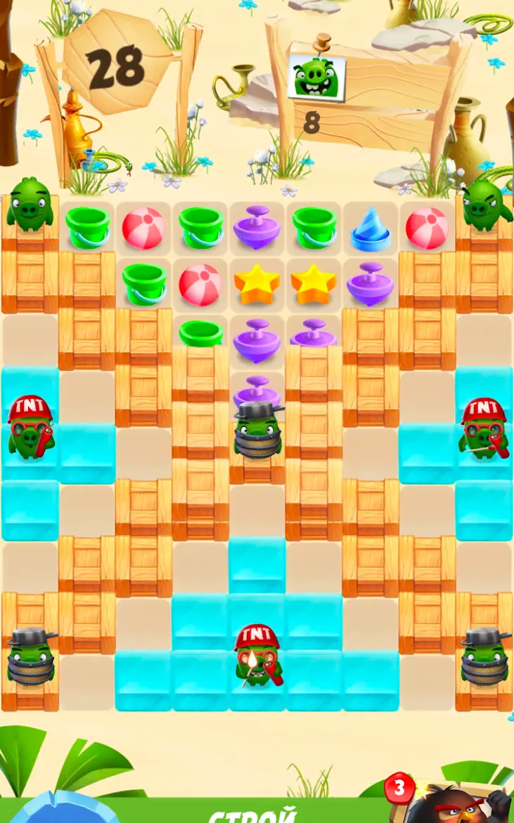 Angry Birds Match 3 - скриншот 2