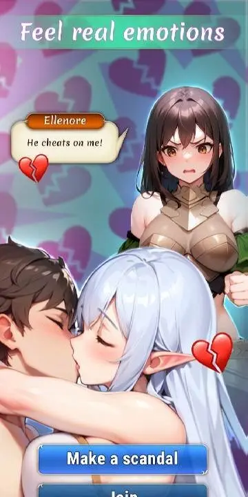 Anime Dating Sim: 18+ Stories - скриншот 4