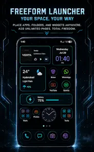 Jarvis Scifi Epic Launcher - скриншот 5