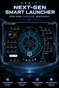 Orbit Лончер: Sci-Fi Тема - скриншот 7