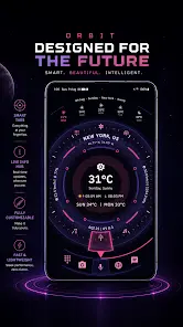 Orbit Лончер: Sci-Fi Тема - скриншот 11