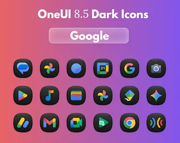 OneUi 8.5 Dark Icons - скриншот 1