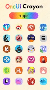 OneUI Crayon Icon Pack - скриншот 3