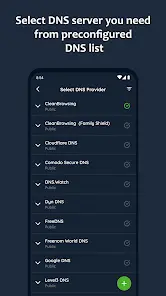 DNS Changer - IPv4 & IPv6 - скриншот 1