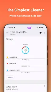 1Tap Cleaner Pro (Русская) - скриншот 1