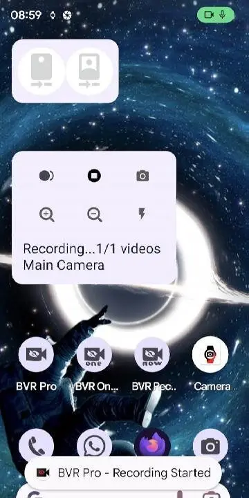 Background Video Recorder Pro - скриншот 2