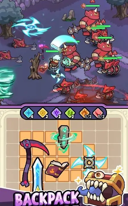 Backpack Legends Adventure RPG - скриншот 1