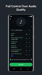 Audio Converter (MP3 AAC OPUS) - скриншот 2