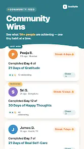 21 Day Habit Challenge App - скриншот 2