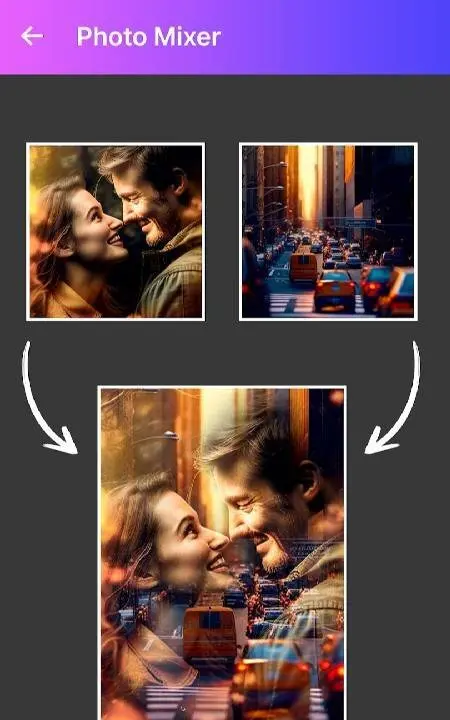 Blend Photos - Photo Blender - скриншот 1