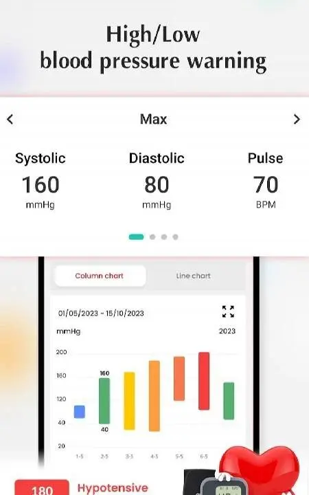 Blood pressure - Heart rate - скриншот 3