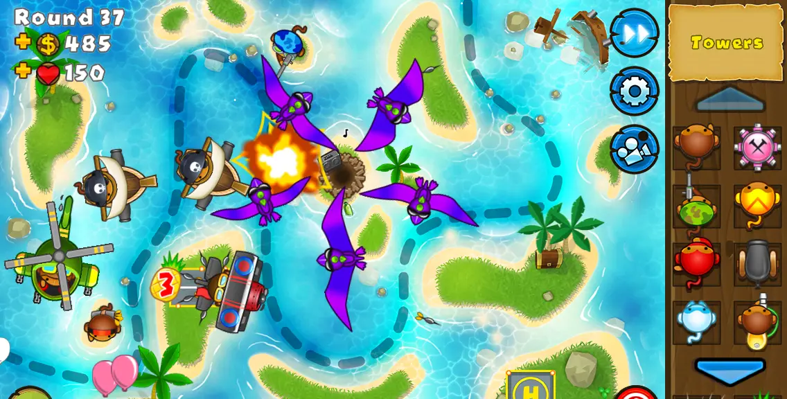 Bloons TD 5 - скриншот 2