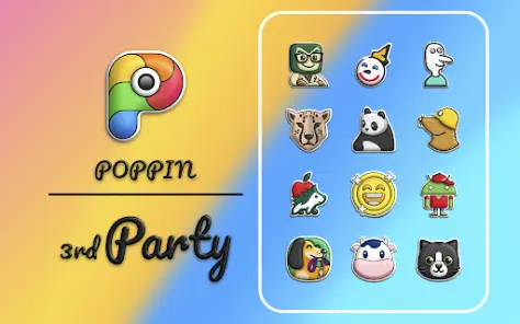 Poppin icon pack - скриншот 2