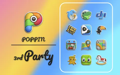 Poppin icon pack - скриншот 4