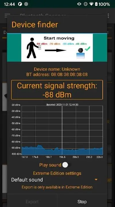 Bluetooth Finder, Scanner Pair - скриншот 2