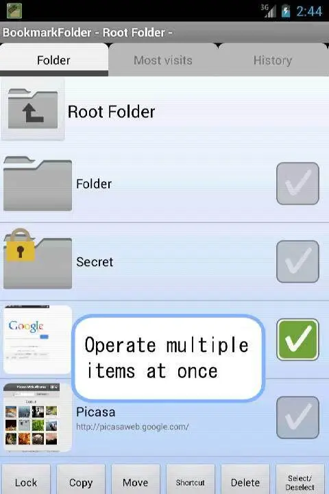 Bookmark Folder - скриншот 2