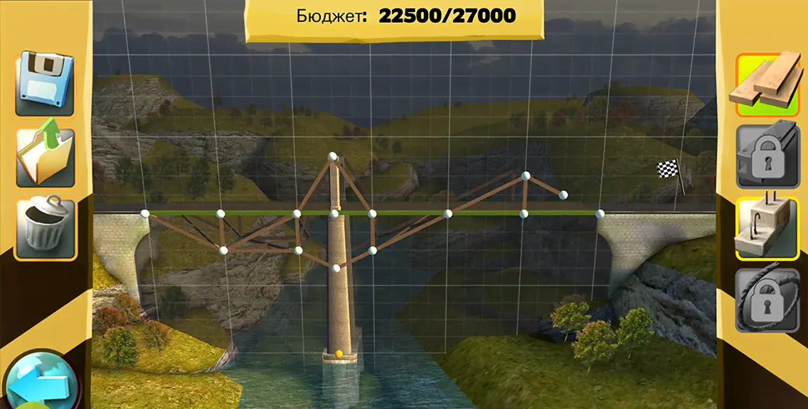 Bridge Constructor - скриншот 1