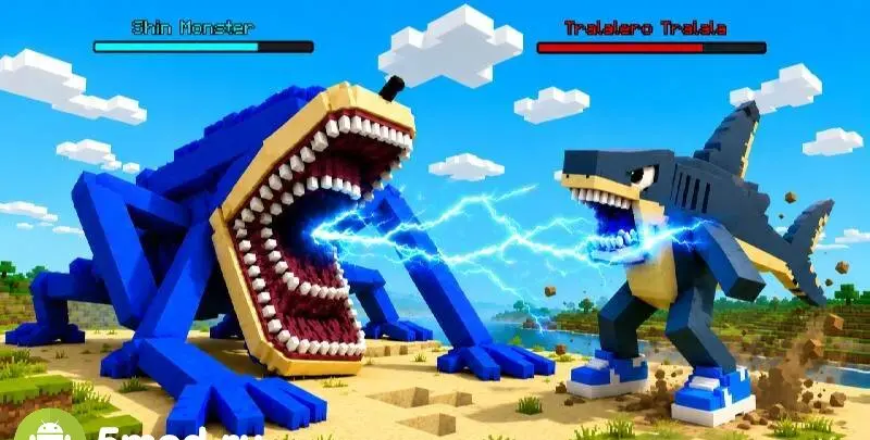 Build Block 3D: Battle World - скриншот 2