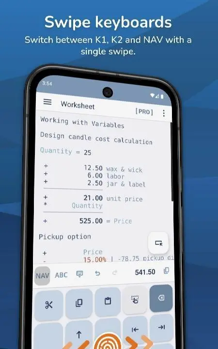 CalcTape Calculator with Tape - скриншот 4
