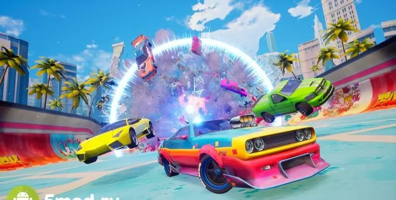 Cars Royale: League of Rocket - скриншот 2
