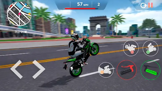 Motorcycle Real Simulator - скриншот 1