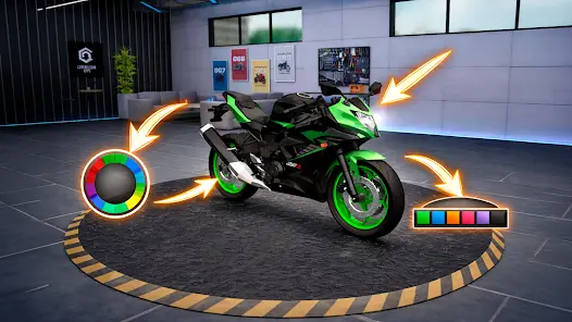 Motorcycle Real Simulator - скриншот 6