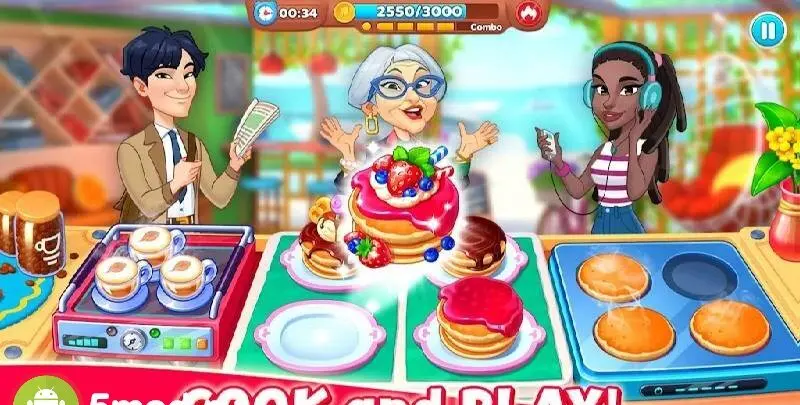 Chef & Friends кулинарная игра - скриншот 1