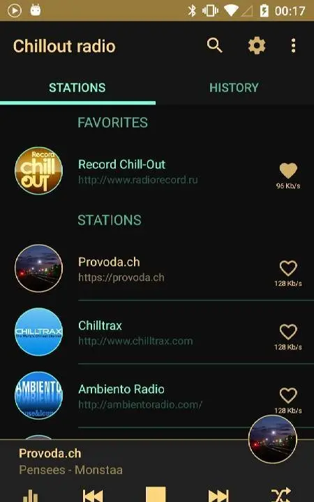 Chillout & Lounge music radio - скриншот 1
