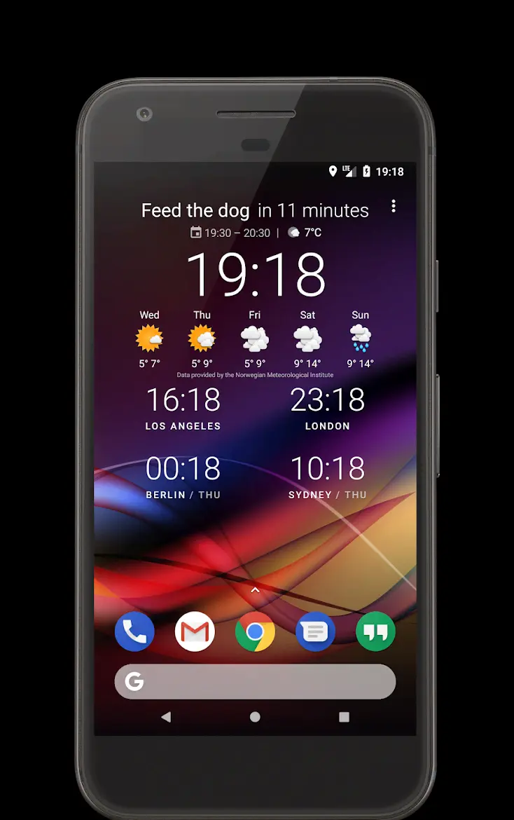 Chronus Home & Lock Widget - скриншот 1
