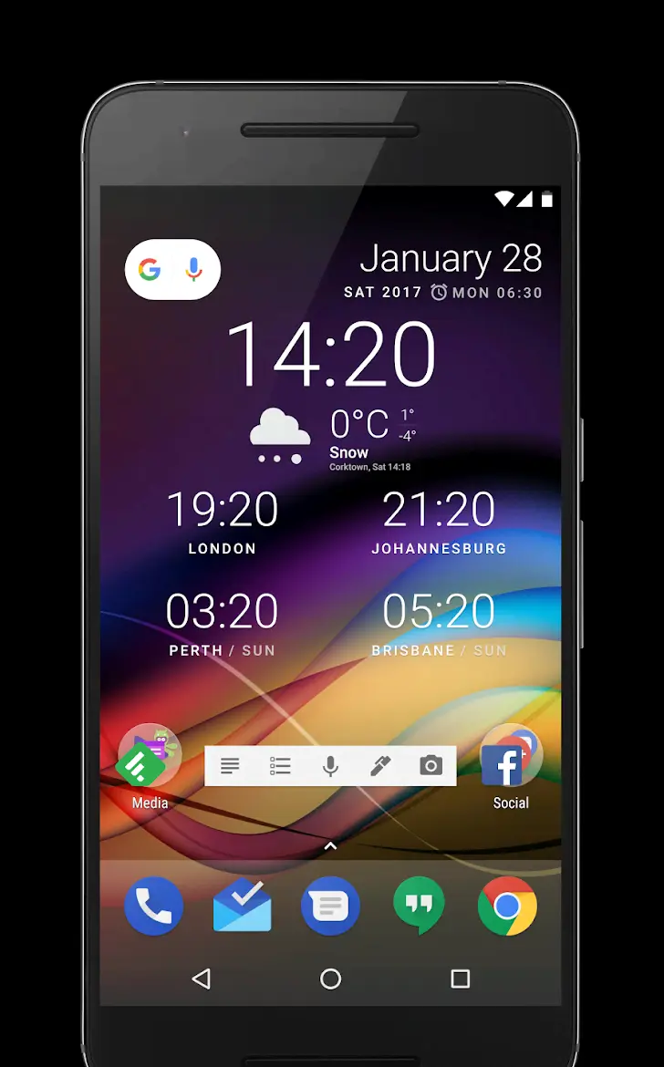 Chronus Home & Lock Widget - скриншот 2