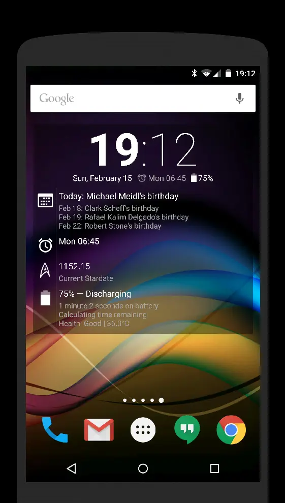 Chronus Home & Lock Widget - скриншот 4