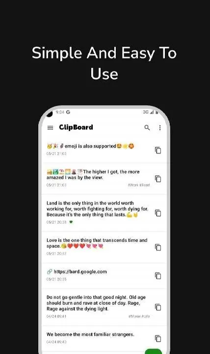 Clipboard - Copy Paste & Notes - скриншот 1