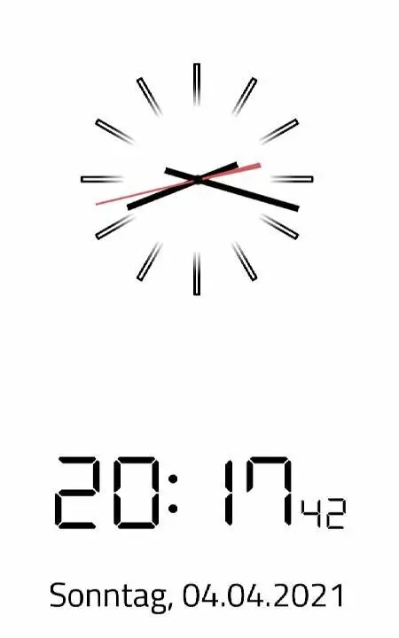 Clock Screensaver - скриншот 2