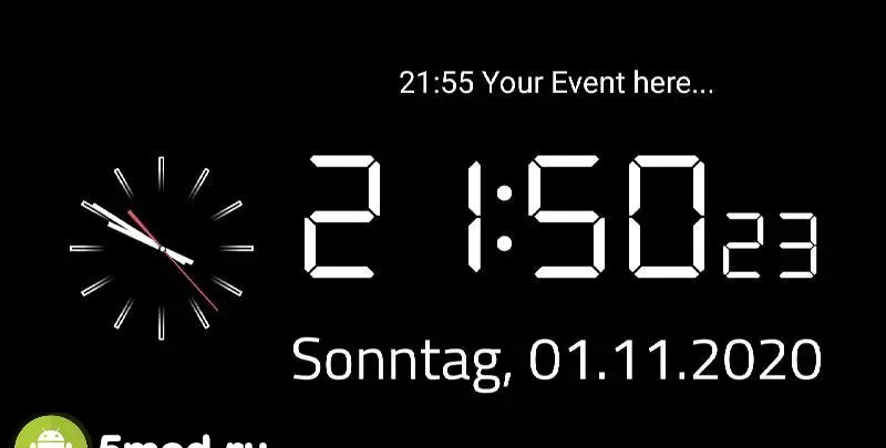 Clock Screensaver - скриншот 3