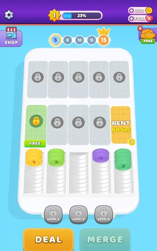 Coin Sort - скриншот 1