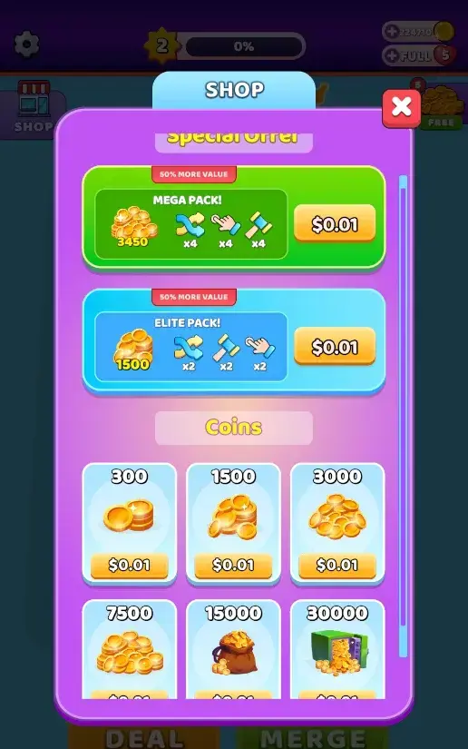 Coin Sort - скриншот 3