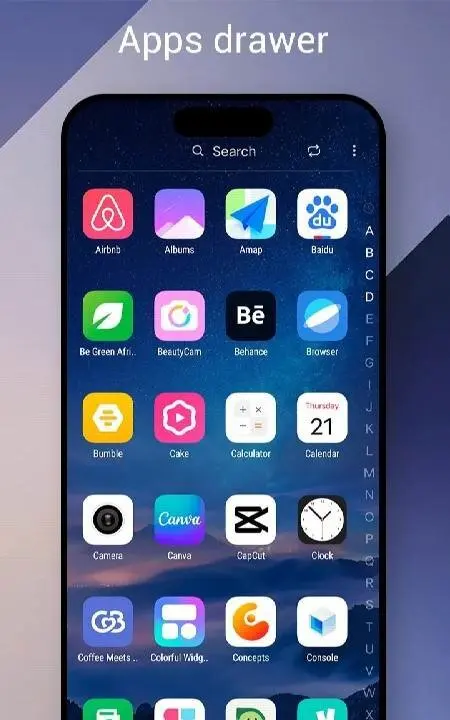 Colorful OS Launcher - скриншот 1